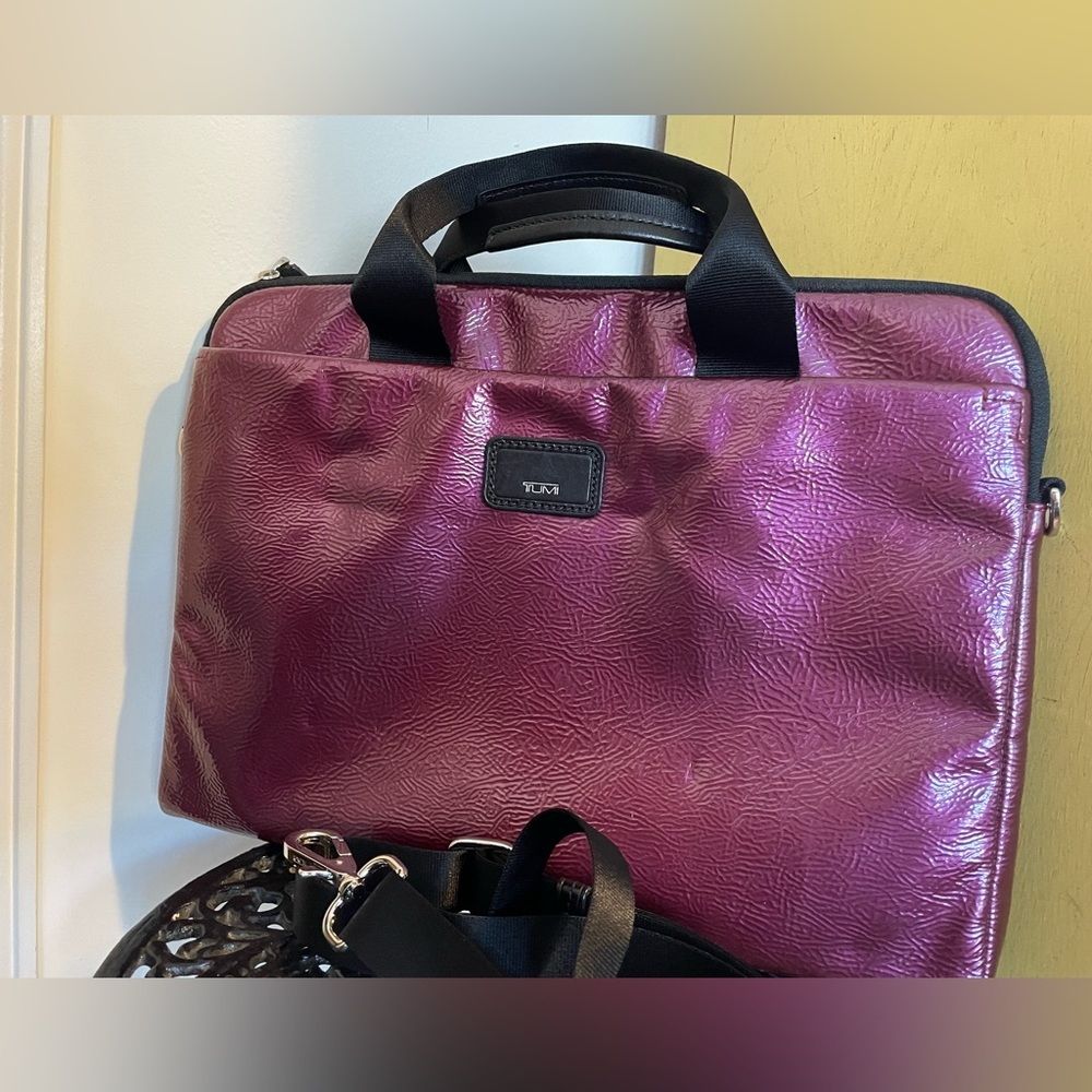Tumi Purple Laptop Bag